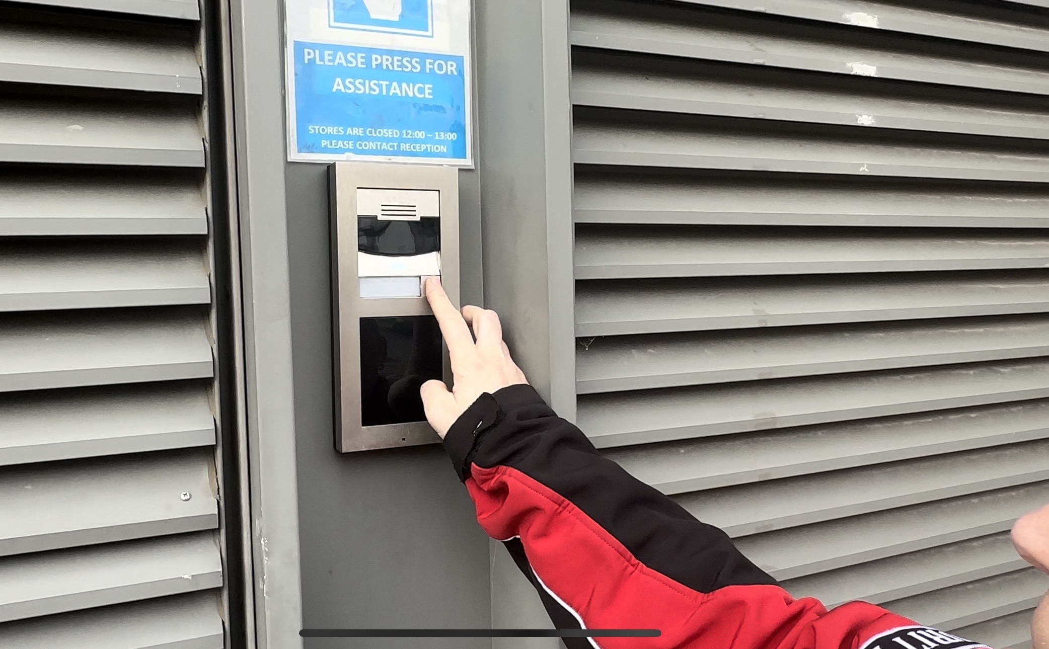Red-Coat-Arm-Intercom-Panel